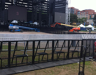 montage de la barricade GFS