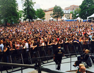 barricade GFS - Festival d'été de Québec