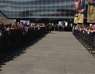 barricade GFS - Foule Centre Vidéotron